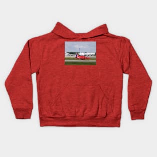 Little Red Bird ... Great White Bird Kids Hoodie